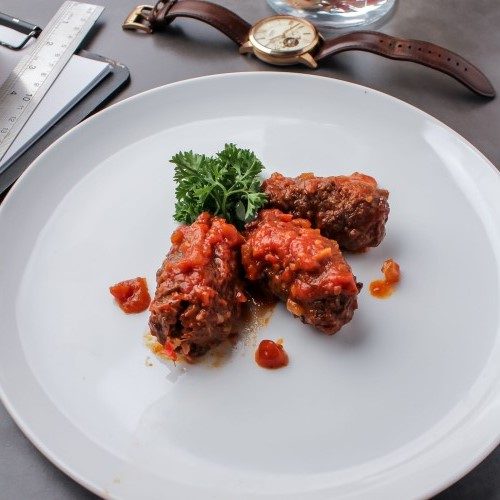 Turkish Kofta W/ Tomato Sauce